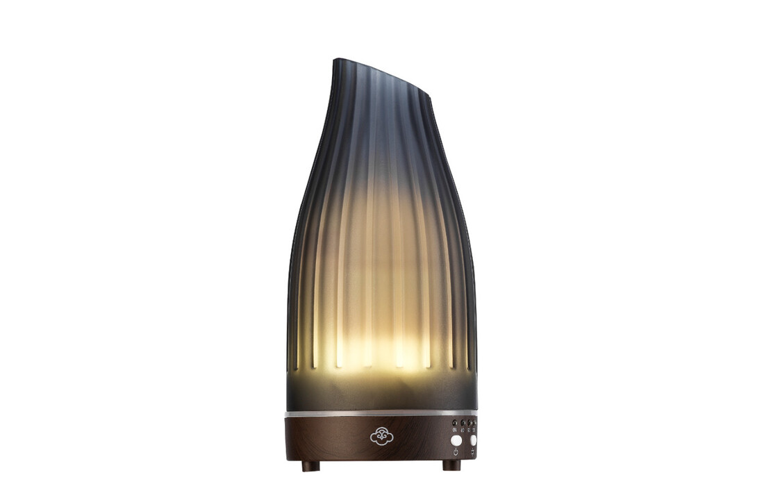 Serene House Ultrasonic Diffuser Twilight Glass Grey 90ml