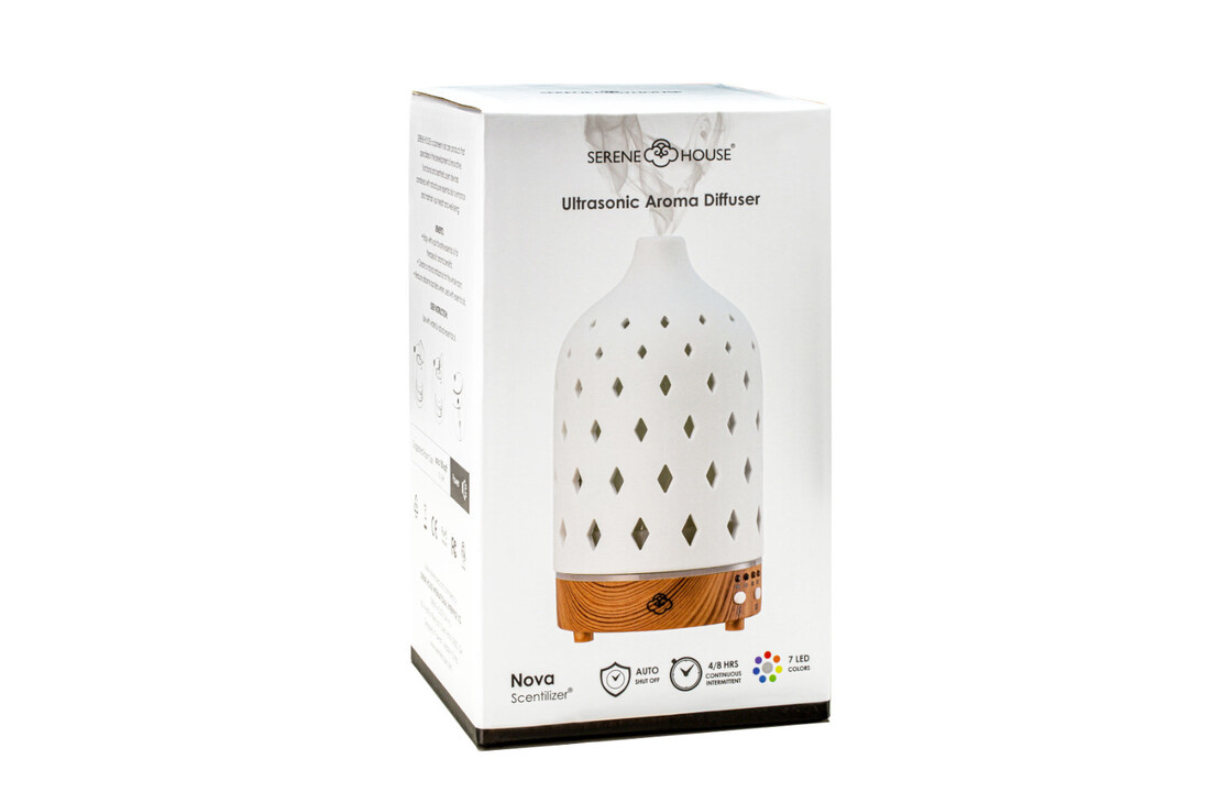 Serene House Ultrasonic Diffuser Nova White 90ml