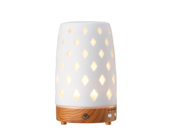 Serene House Ultrasonic Diffuser Diamond White Lightwood base 90ml