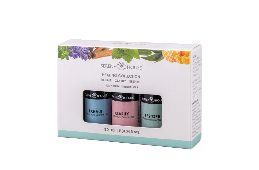 Serene House Essentiële Olie 10ml (3x) - Restore/Exhale/Clarity