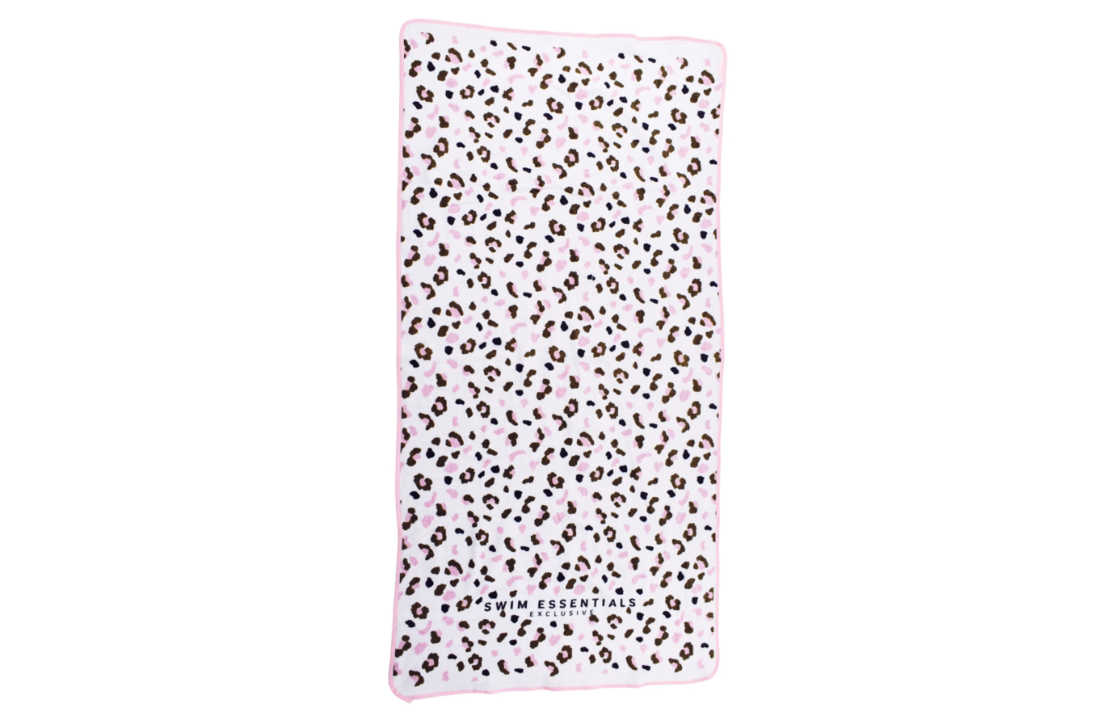 Kinder Strandlaken Panterprint 135 x 65 cm