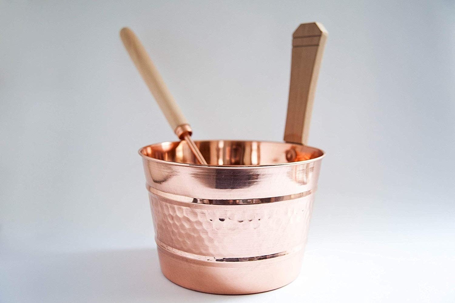 Cadeau set Sauna emmer Copper