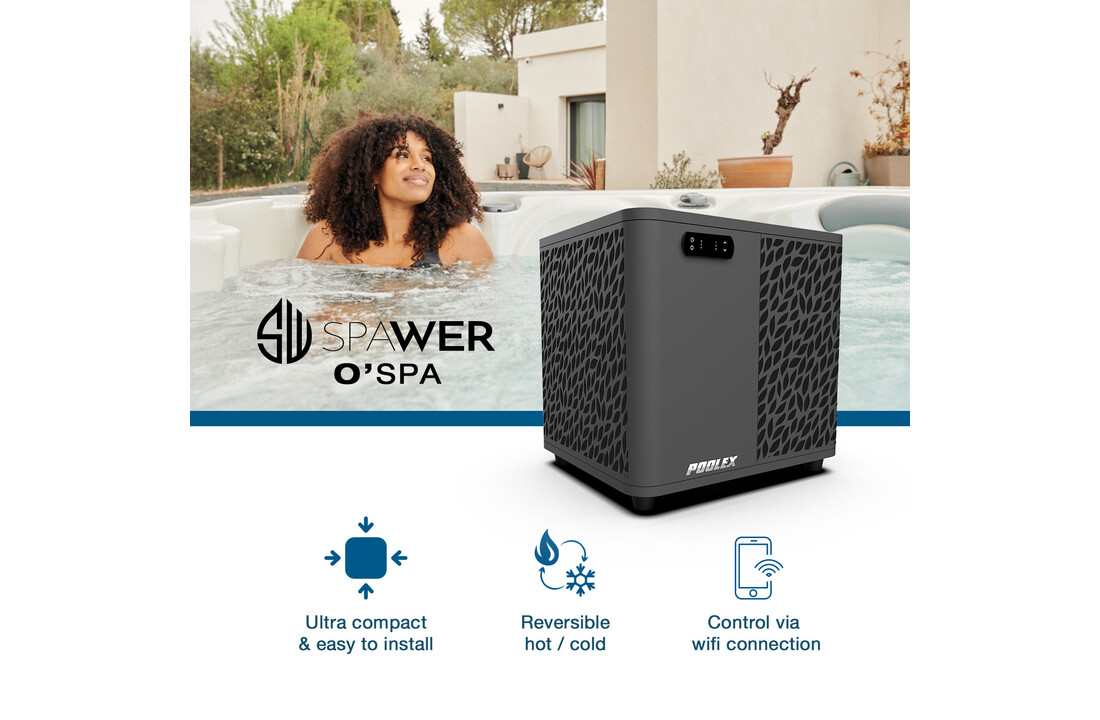 Poolex Spawer o'spa warmtepomp voor spa's