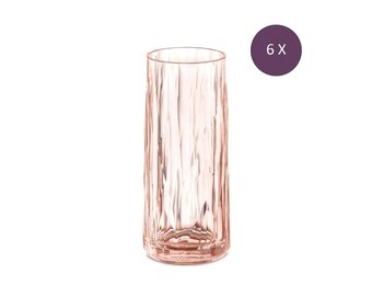 Koziol superglas club No. 03 bier/ longdrinkglas 250 ml 6 stuks