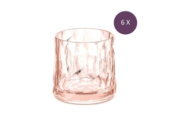 Koziol superglas club no.2 whisky/waterglas 250 ml set van 6 stuks