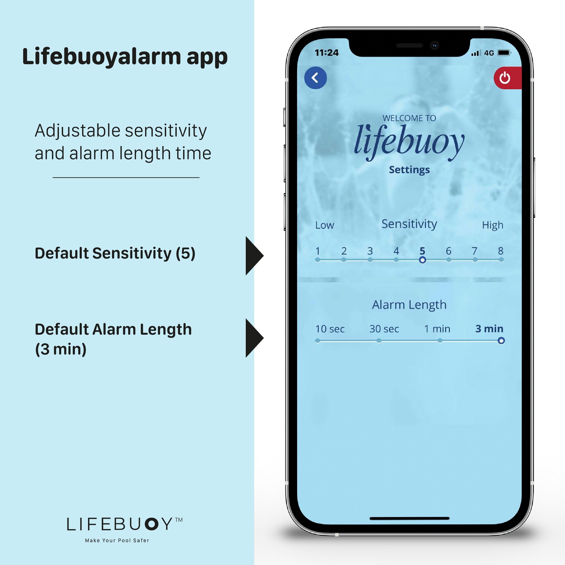 Lifebuoy Zwembad Alarmsysteem