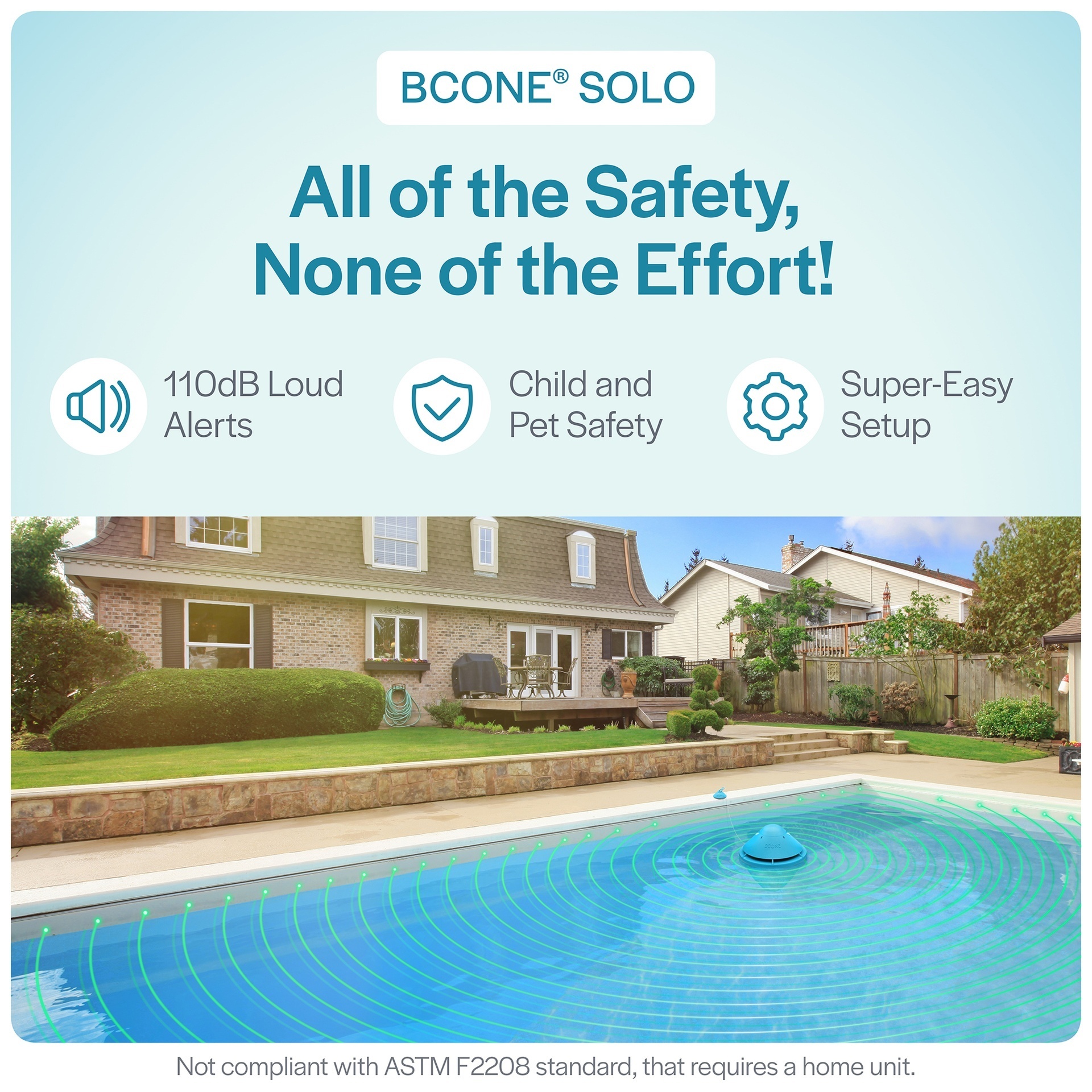 Lifebuoy BCone Solo Zwembad Alarmsysteem