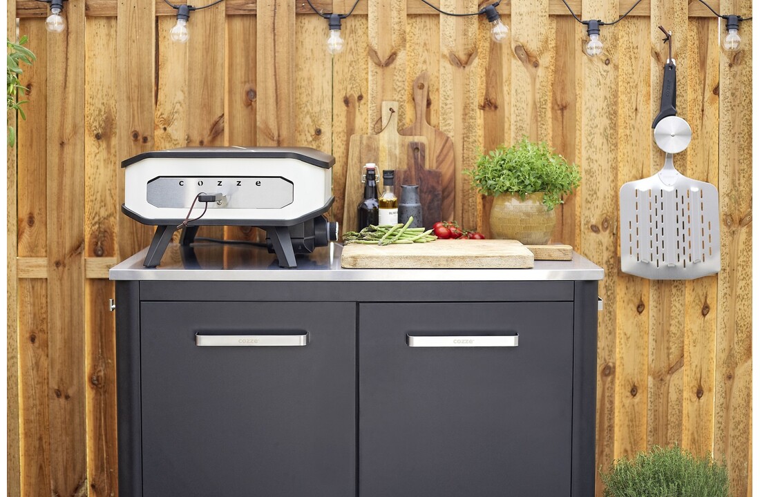 Cozze Pizza Oven Elektrisch 42.5cm + gratis BBQ set - Black Friday