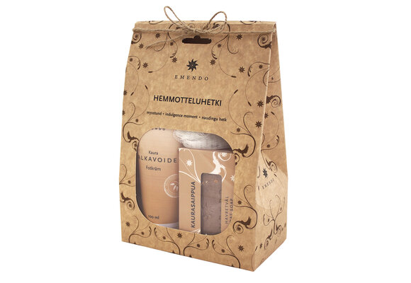 Emendo verwenmomentje giftset - Voetcreme, badspons en haverzeep
