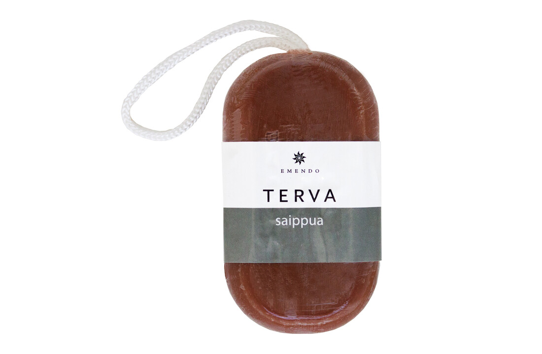 Emendo Teerzeep met touw 180 gram