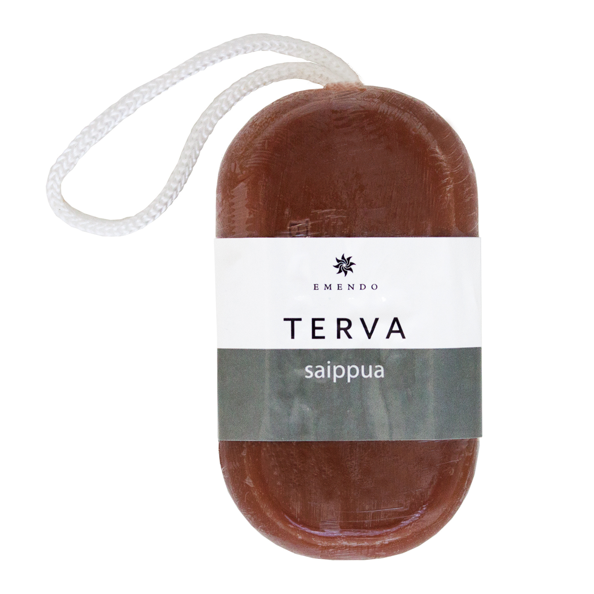 Emendo Teerzeep met touw 180 gram
