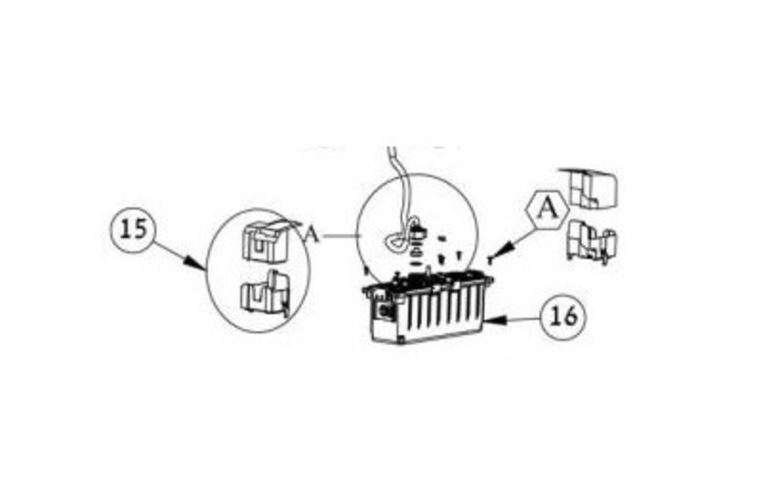 Maytronics Dolphin Drijver motorblok  voor M400