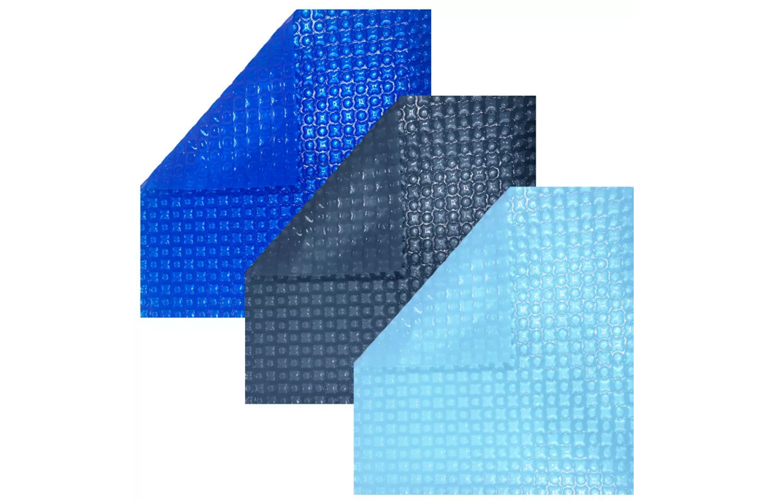 Zomerafdekking Quatro 500 micron Oxo Blauw transparant - A vorm