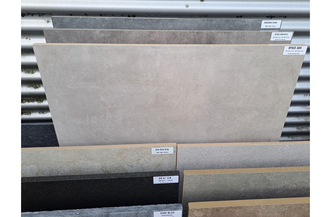 Terrastegel - Keramisch - Space Ash - prijs per m²
