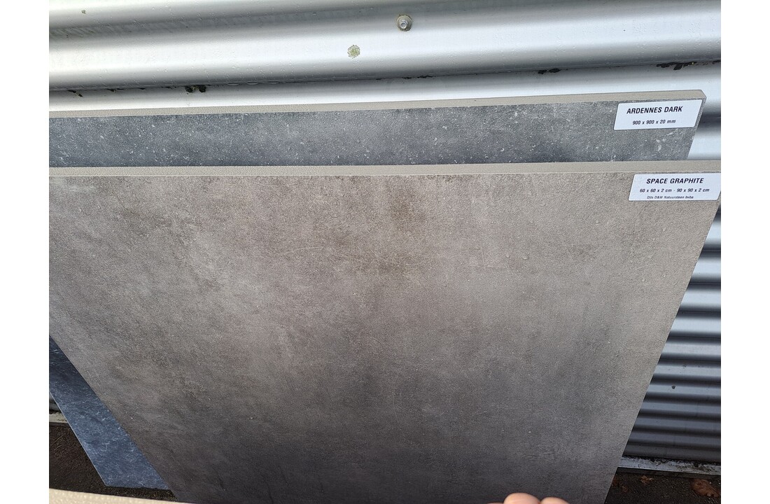 Terrastegel - Keramisch - Space Graphite - prijs per m²