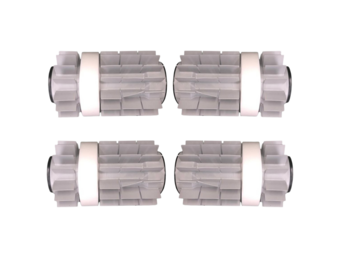 Gecombineerde borstel set met wonderborstel ring voor Easy Comfort
