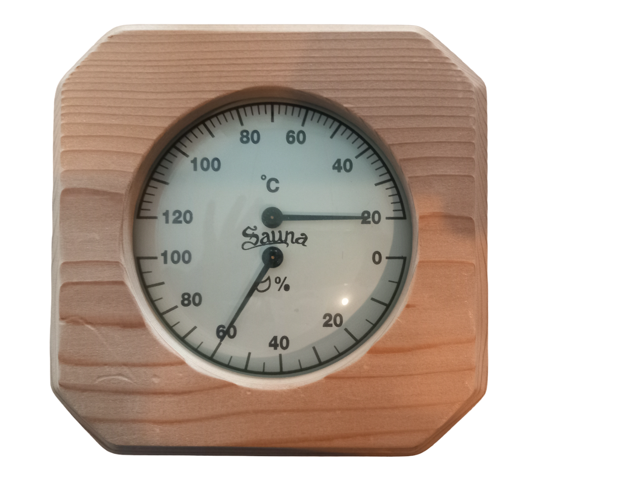 Saunathermo thermo- Hygrometer Pine