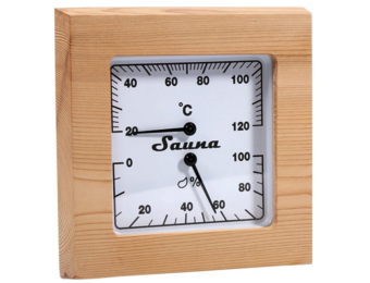 Combi Thermo Hygrometer gedeeld Ceder