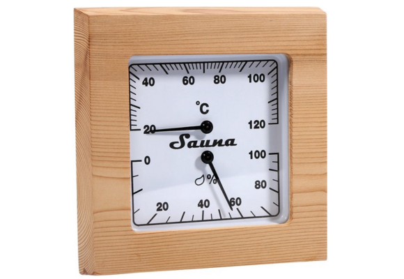 Combi Thermo Hygrometer gedeeld Ceder