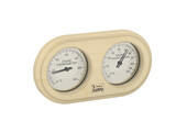 Thermo-Hygrometer aspen horizontaal maat 25 cm 13.5 cm