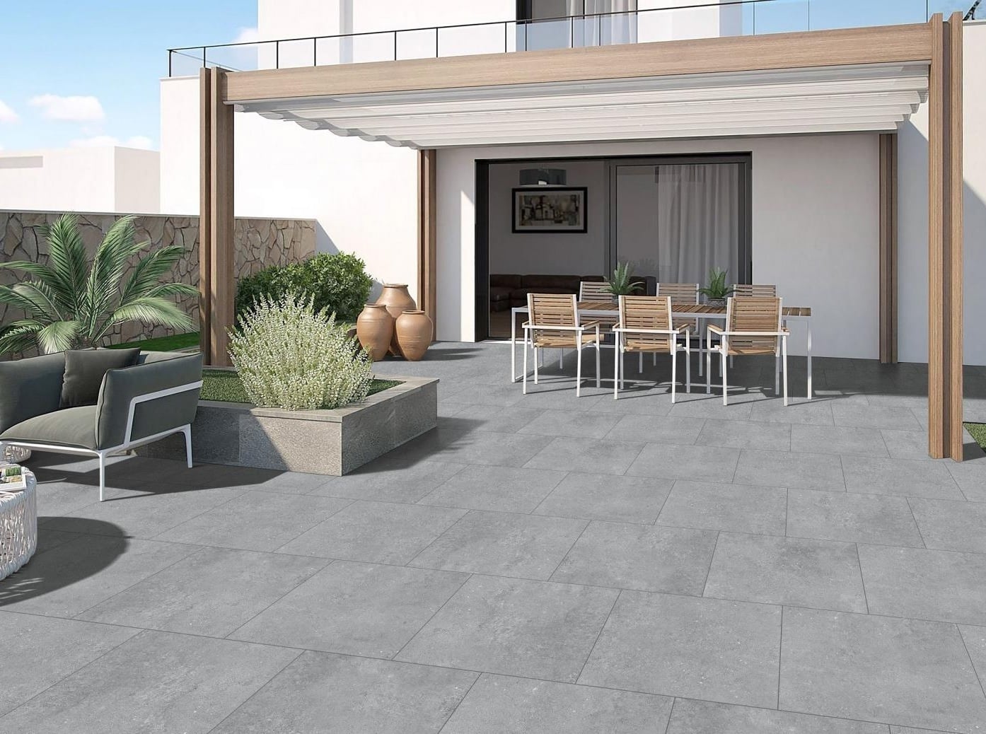 Terrastegel - Keramisch - Pietra Grey - prijs per m²