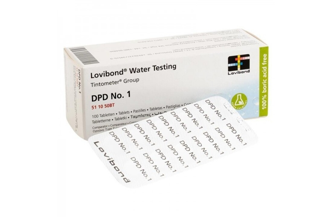Lovibond DPD 1 navulling reagens 100 Stuks - Reagentia