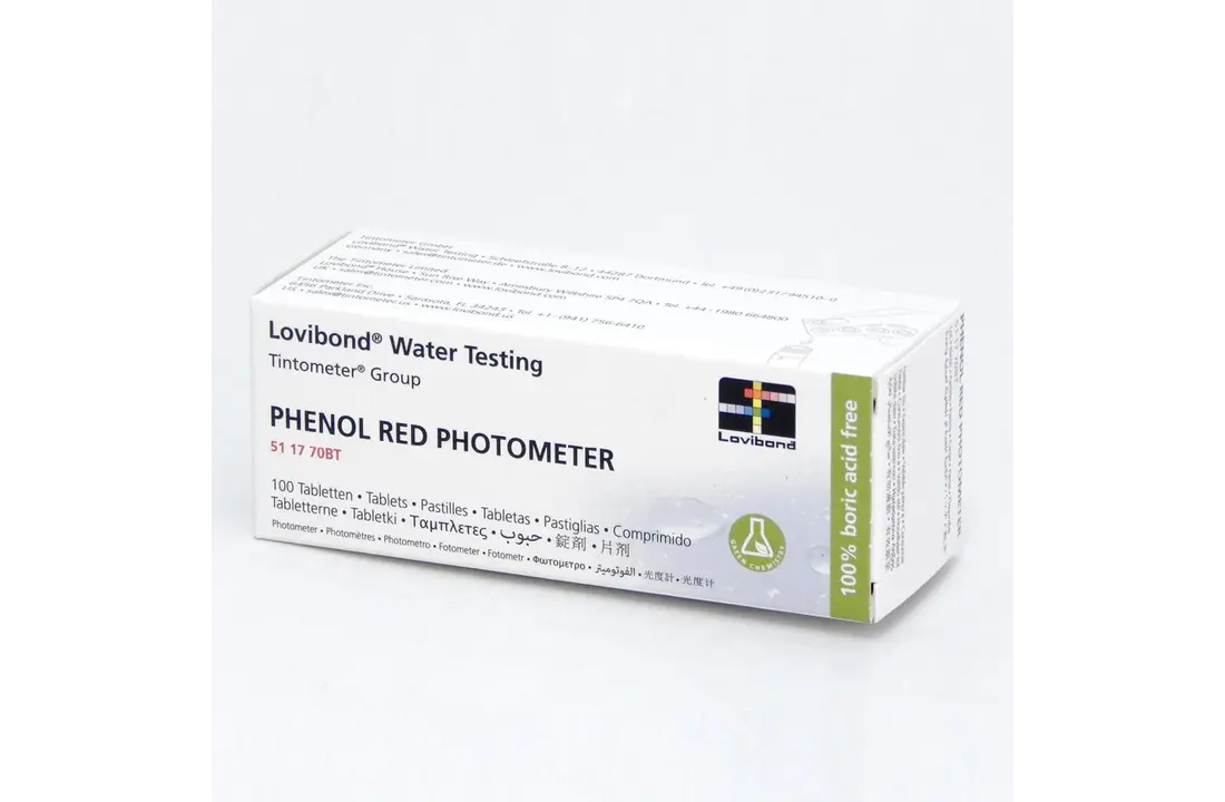 Lovibond pH navulling - Phenol red - 100 Stuks - Reagentia