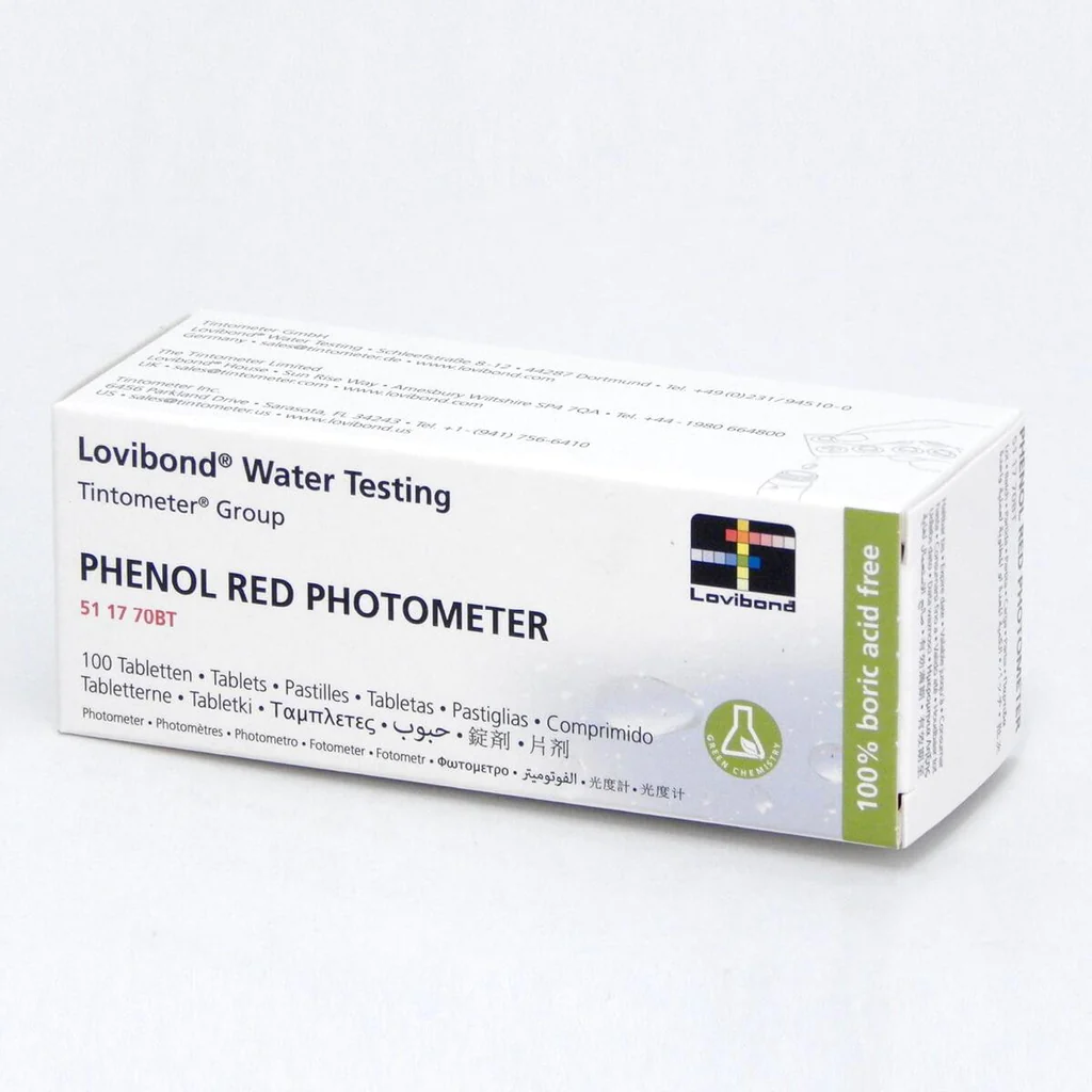 Lovibond pH navulling - Phenol red - 100 Stuks - Reagentia