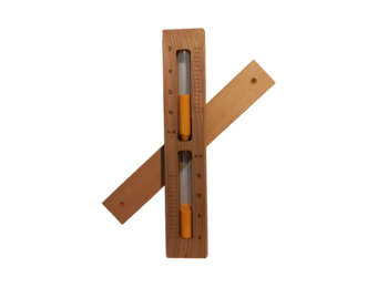 Zandloper wandmodel red ceder