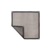 Zomerafdekking Quatro 500 micron transparant grijs - vorm A