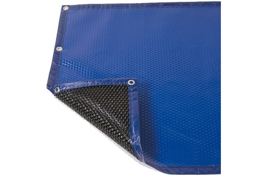 Zomerafdekking Quatro 400 micron Blauw/Zwart - A vorm