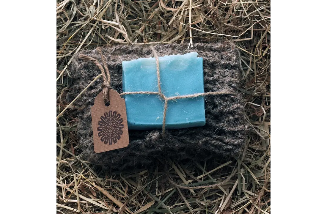 Hammam Sauna Handdoek Cadeauset Visgraat Blauw
