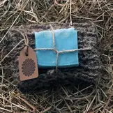 Hammam Sauna Handdoek Cadeauset Visgraat Blauw