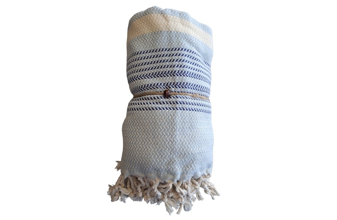 Hammam Sauna Handdoek Cadeauset Baby Blue