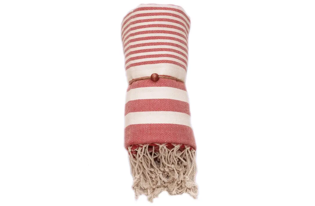 Hammam Sauna Handdoek Cadeauset Harem Rood