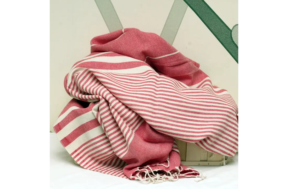 Hammam Sauna Handdoek Cadeauset Harem Rood
