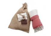 Hammam Sauna Handdoek Cadeauset Rood