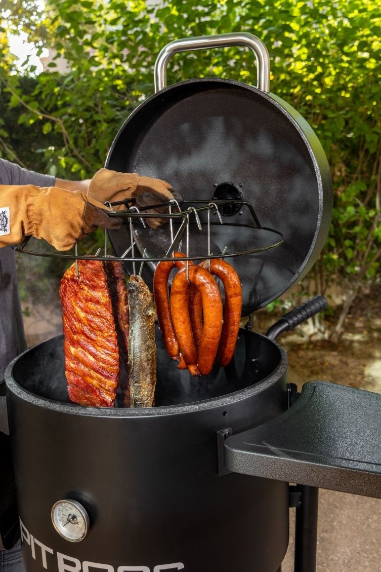 Pit Boss Champion Barrel Rook Vat | Houtskool Smoker - Showroom model