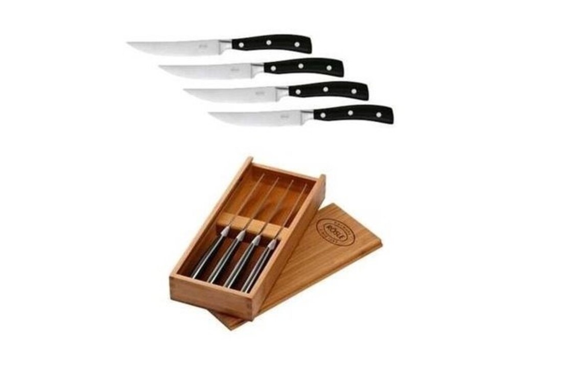 Rosle BBQ Accessoire Steak Messenset Set van 4 Stuks