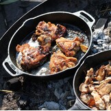 Valhal Outdoor Skillet Gietijzer Met Handgrepen 30 cm