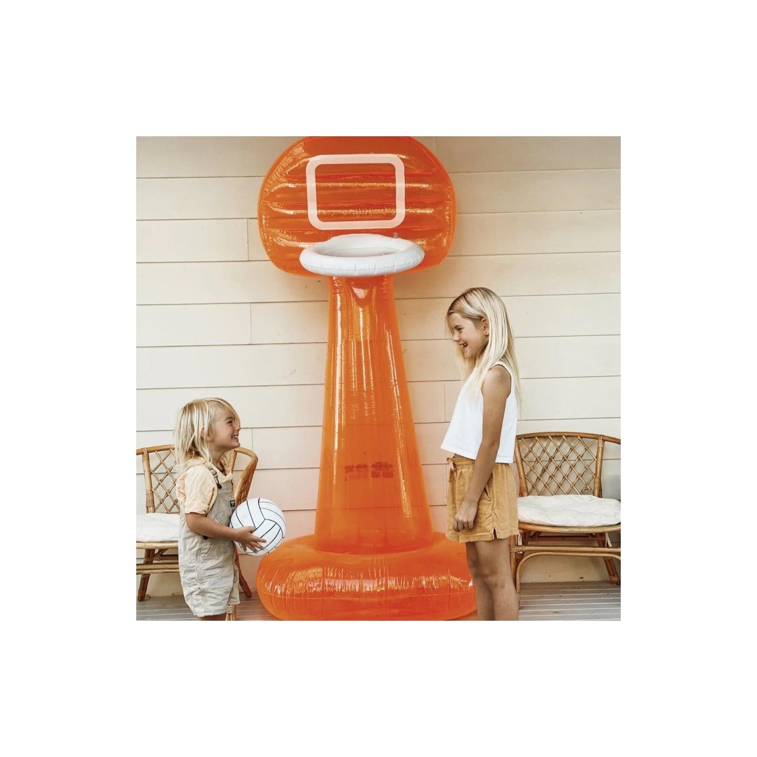 Sunnylife Opblaasbare Basketbalset Mega Neon