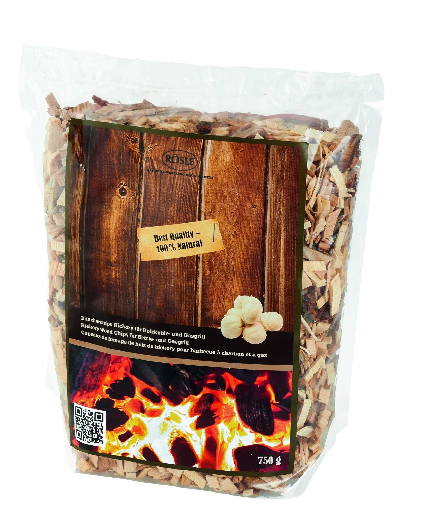 Rosle BBQ Accessoire Houtsnippers Hickory 750 gram