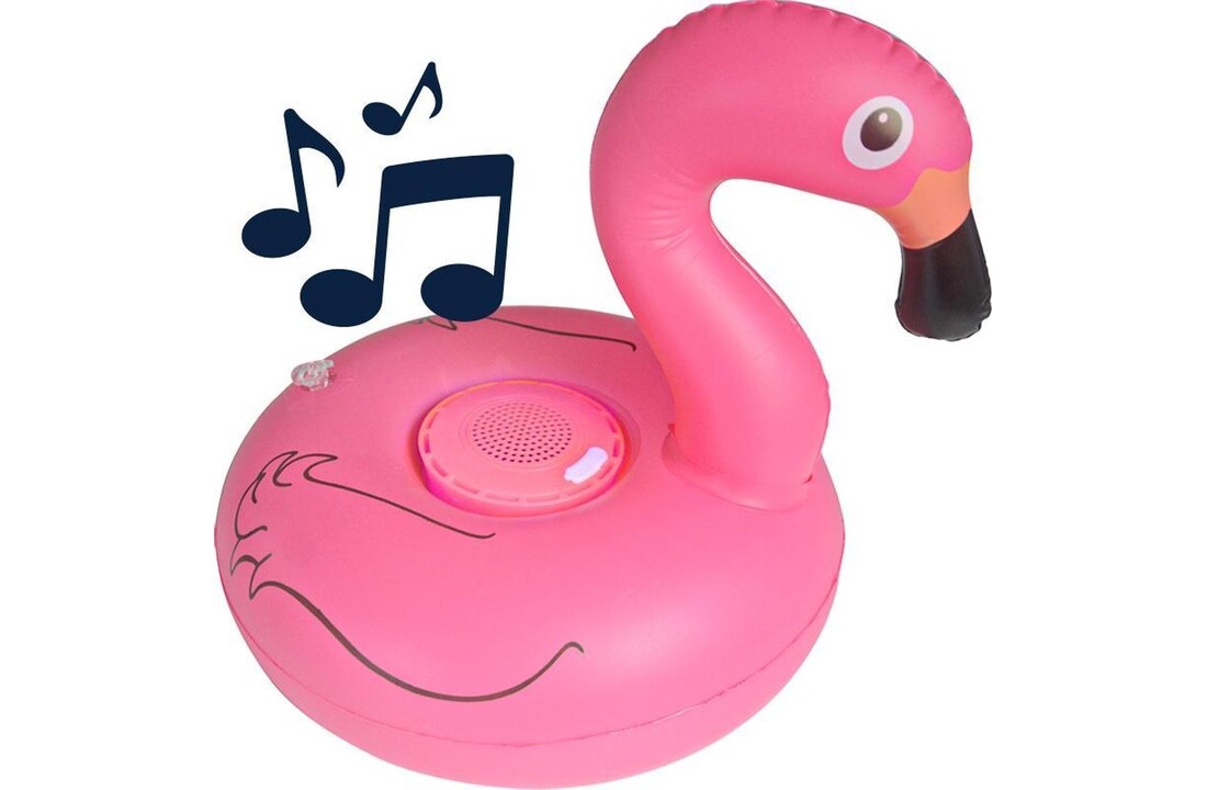 Celly Poolspeaker opblaasbare flamingo bluetooth