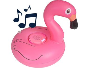 Celly Poolspeaker opblaasbare flamingo bluetooth