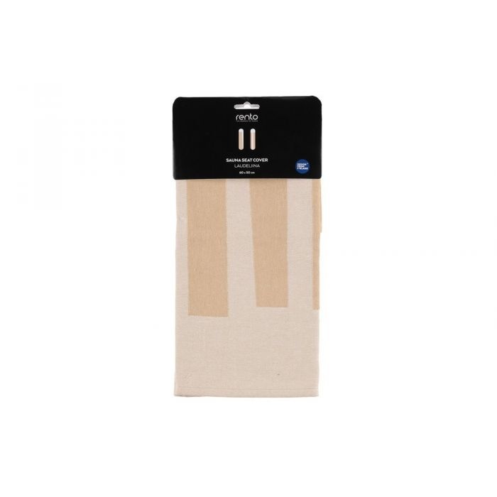 Rento sauna cover laituri 60x50 cm beige/wit