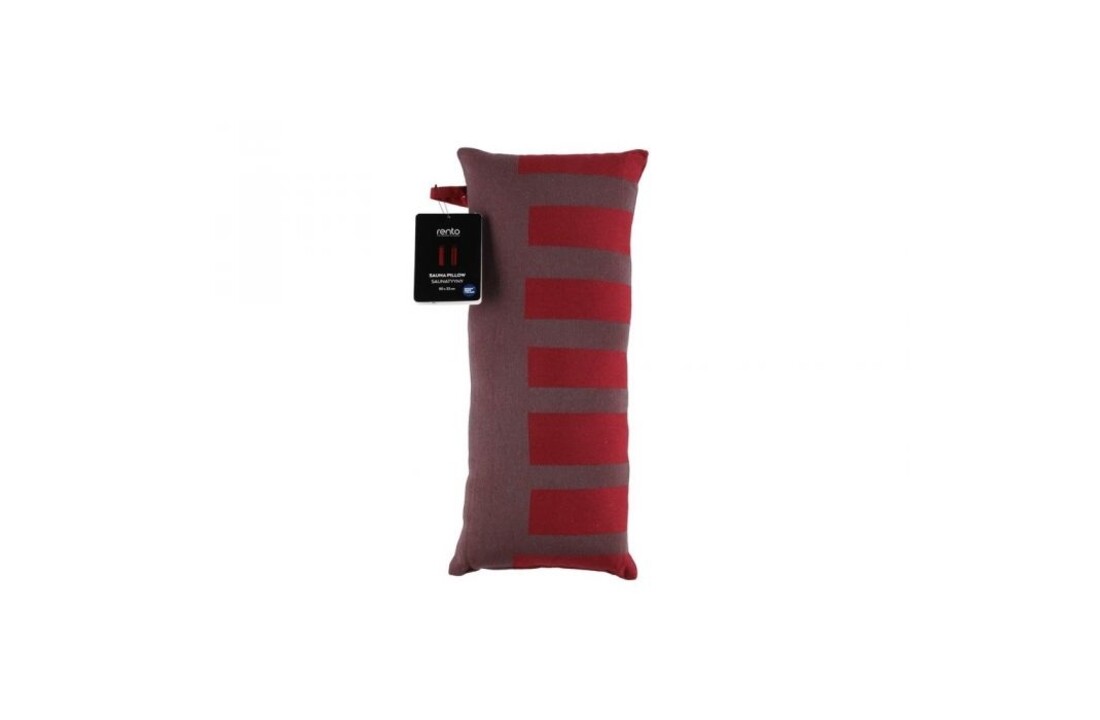 Rento sauna kussen 50x22 cm rood