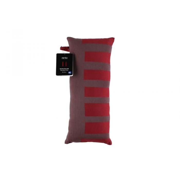 Rento sauna kussen 50x22 cm rood