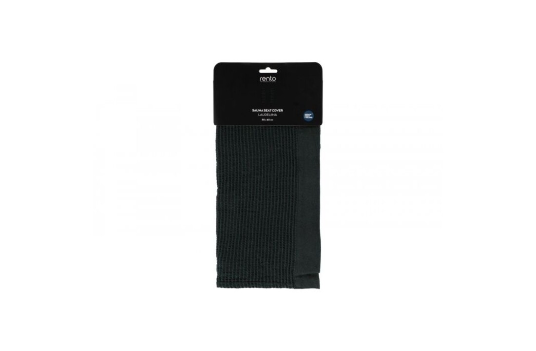 Rento sauna cover Kenno 50x60 cm zwart/donkergroen