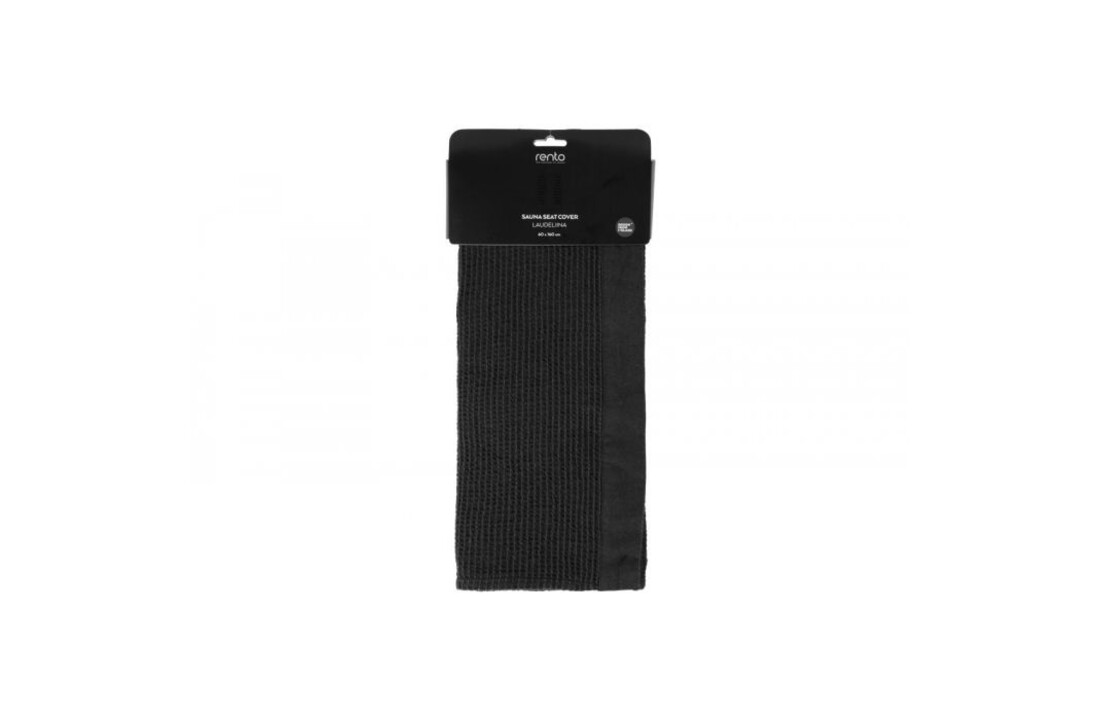 Rento sauna cover Kenno 60x160 cm zwart/donkergroen