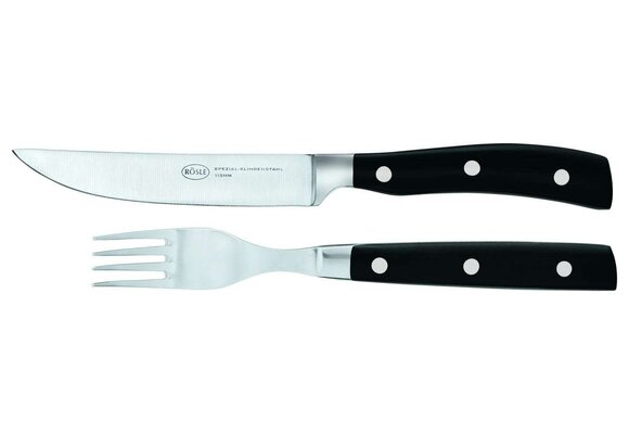 Steak Bestek Set Rösle -set van 4 stuks.